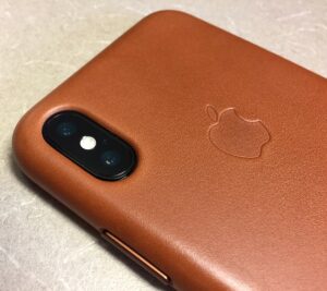 iPhone X bőrtok