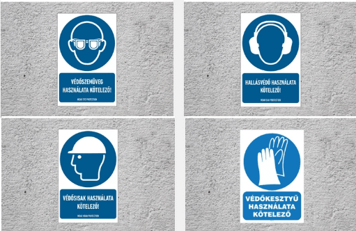 A munkavédelmi tábla fontossága megkérdőjelezhetetlen