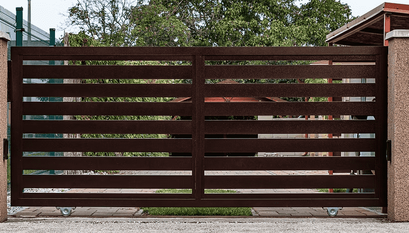 Lamellás kerítés Győr