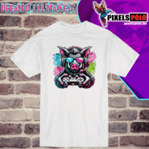 Egyedi gamer póló kínálat a Pixelspolo.hu szolgáltatásában