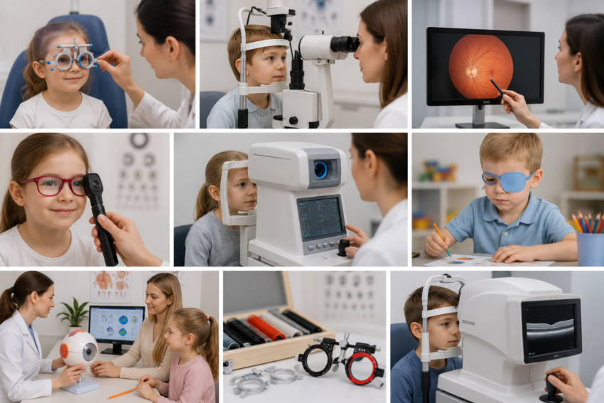 Gyermekszemészeti kezelések és diagnosztika